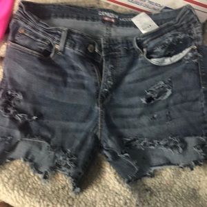Denizen cutoff distressed shorts size 14 m